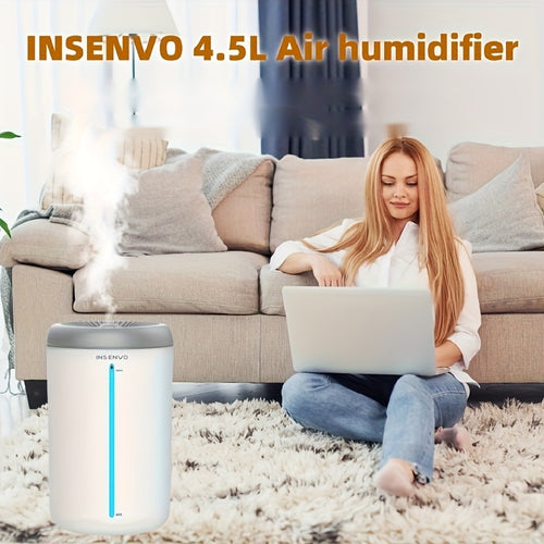1.19gal Humidifier, Cool Mist Humidifier Three-Position Adjustment, Timed Shutdown, Summer And Autumn Home Essentials Suitable for Living Room, Bedroom, Living Room, Apartment Bring A Comfortable And Cool Experience