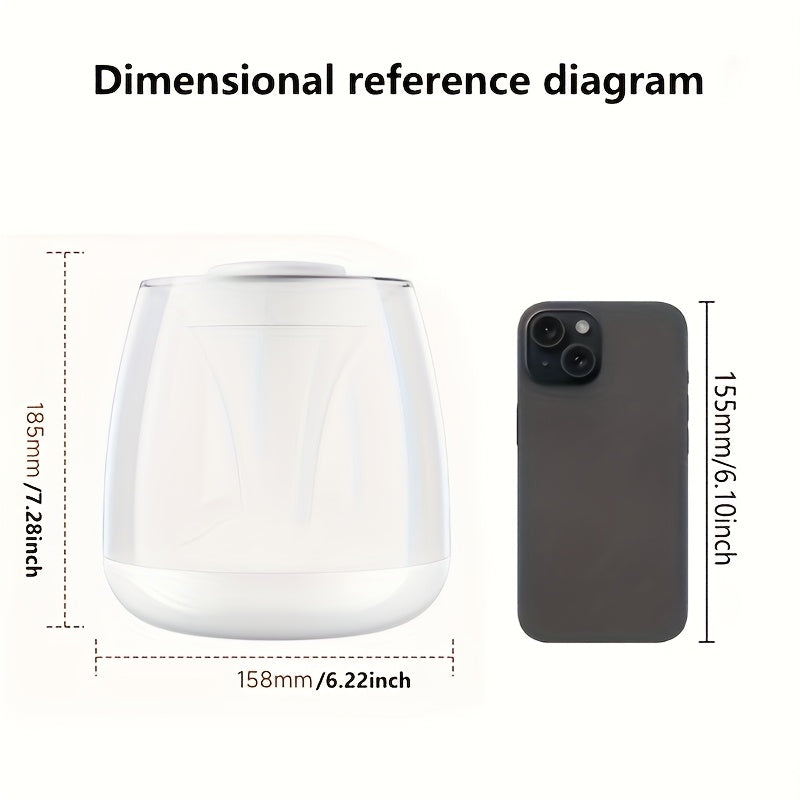 Dual Spray Humidifier 3000ml Dual Spray Humidifier with USB Power | Portable Digital Display, Essential Oil Diffuser, Colorful Night Light, Top Water Fill, Easy to Clean - for Bedroom, Large Room, Living Room, Office, Dorm, Great Gift for Winter